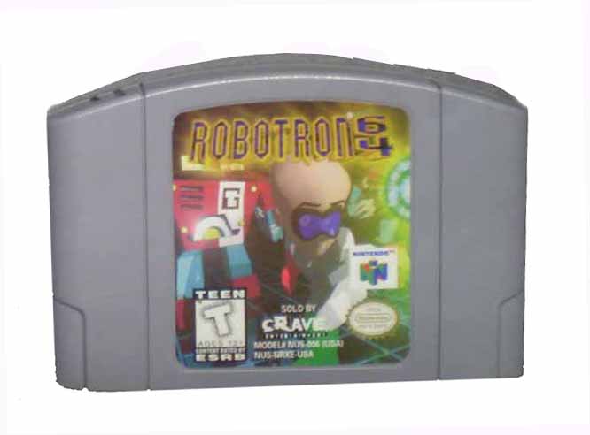 Robotron 64 (label damage) Robotron 64 (label damage)